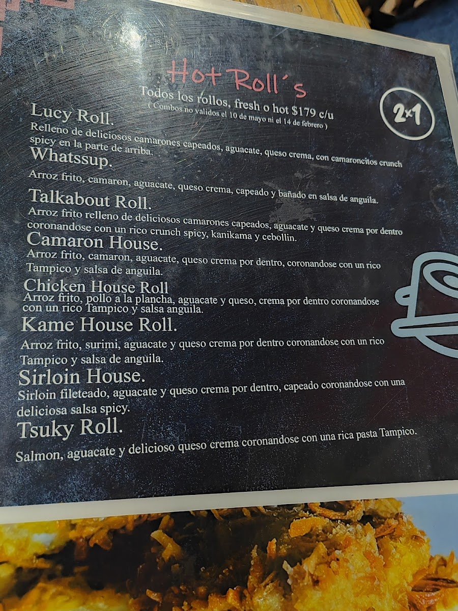 Oriental Chef Menu - Image 1