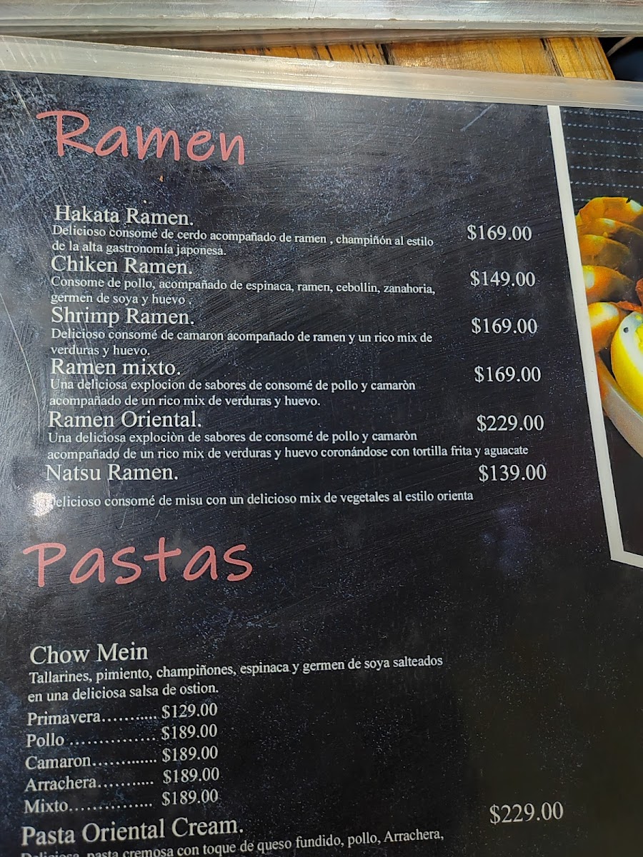 Oriental Chef Menu - Image 3