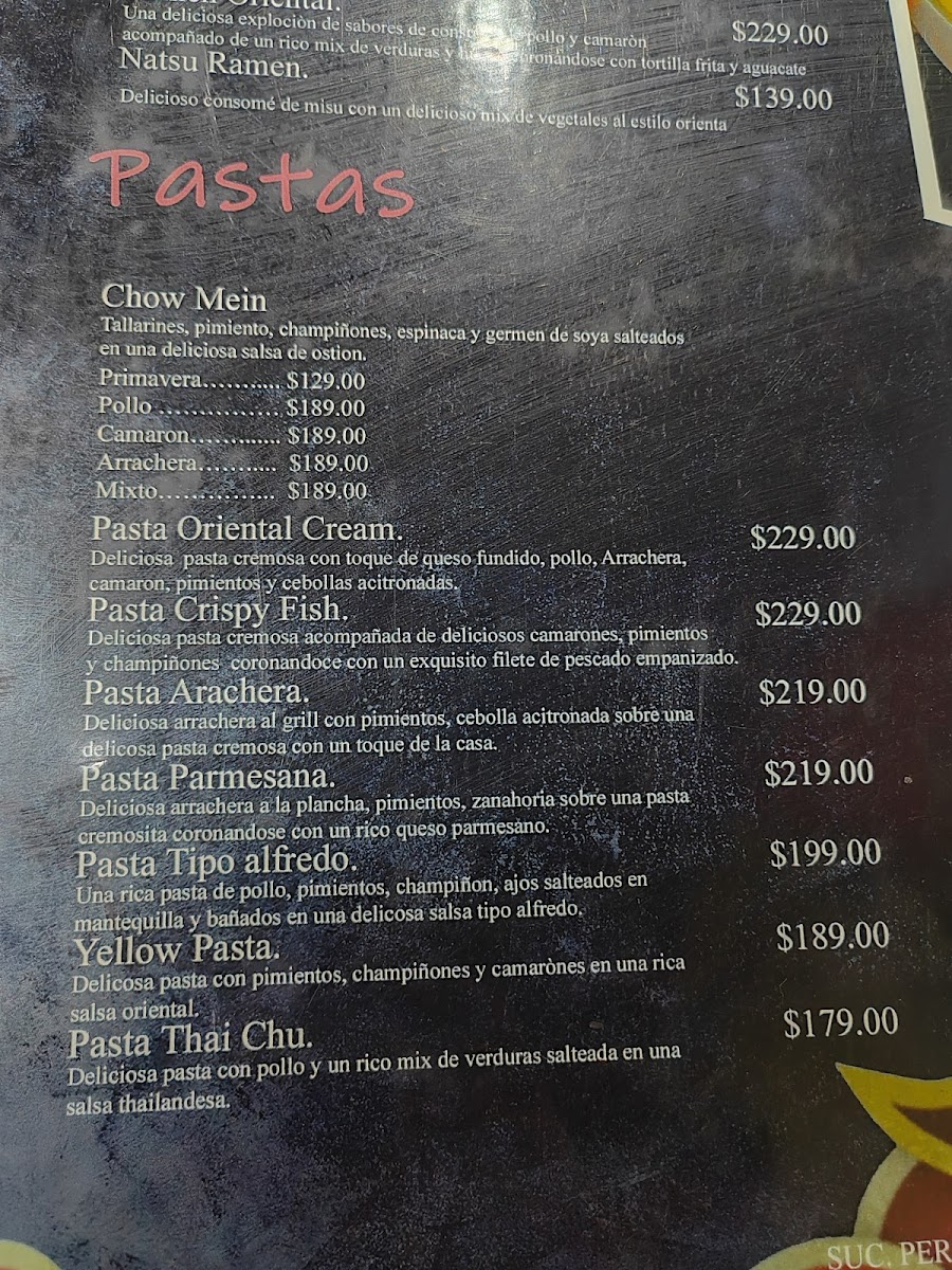 Oriental Chef Menu - Image 4